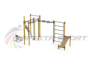 Купить Спортивный комплекс для инвалидов-колясочников WRK-D17_76mm в Медыни 